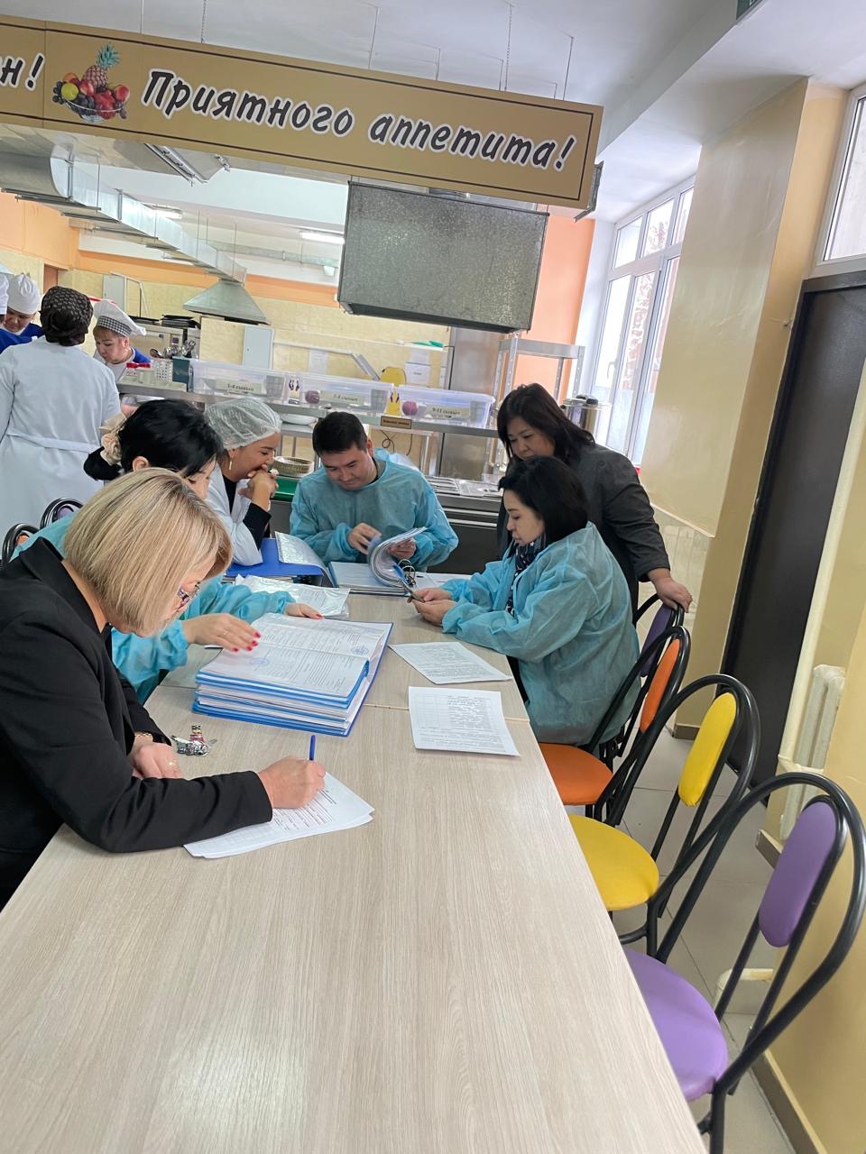 2025 жылдың 23 қаңтары күні №110 мектеп-гимназияда тамақтану сапасын бақылау жөніндегі ведомствоаралық сараптамалық топ тамақ сапасына талдау