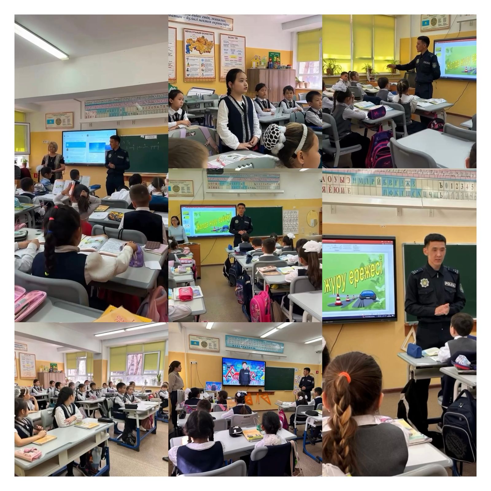 "Жол белгілері көлік қозғалысын реттеу және көлік жүргізуші мен жаяу жүргіншіге жол жағдайы жөнінде ақпарат"