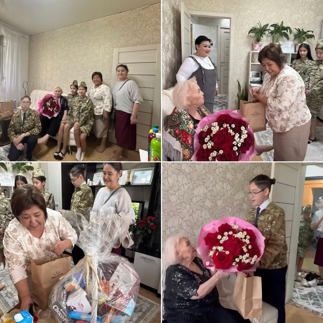 "Оқушылар мен соғыс ардагерінің кездесуі"