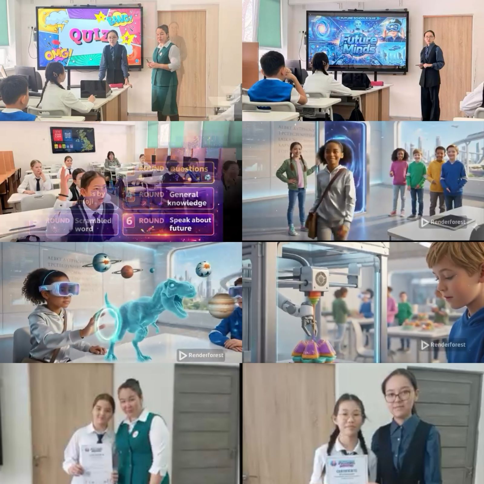 "Future Minds" атты интеллектуалды викторина өтті.